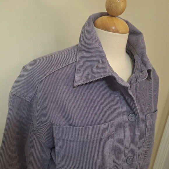 Pacsun corduroy raw hem  quilted lining jacket SZ S NWOT - Picture 2 of 7